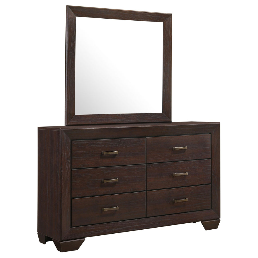 Coaster Furniture 204393M Kauffman 6-drawer Dresser Dark Cocoa
