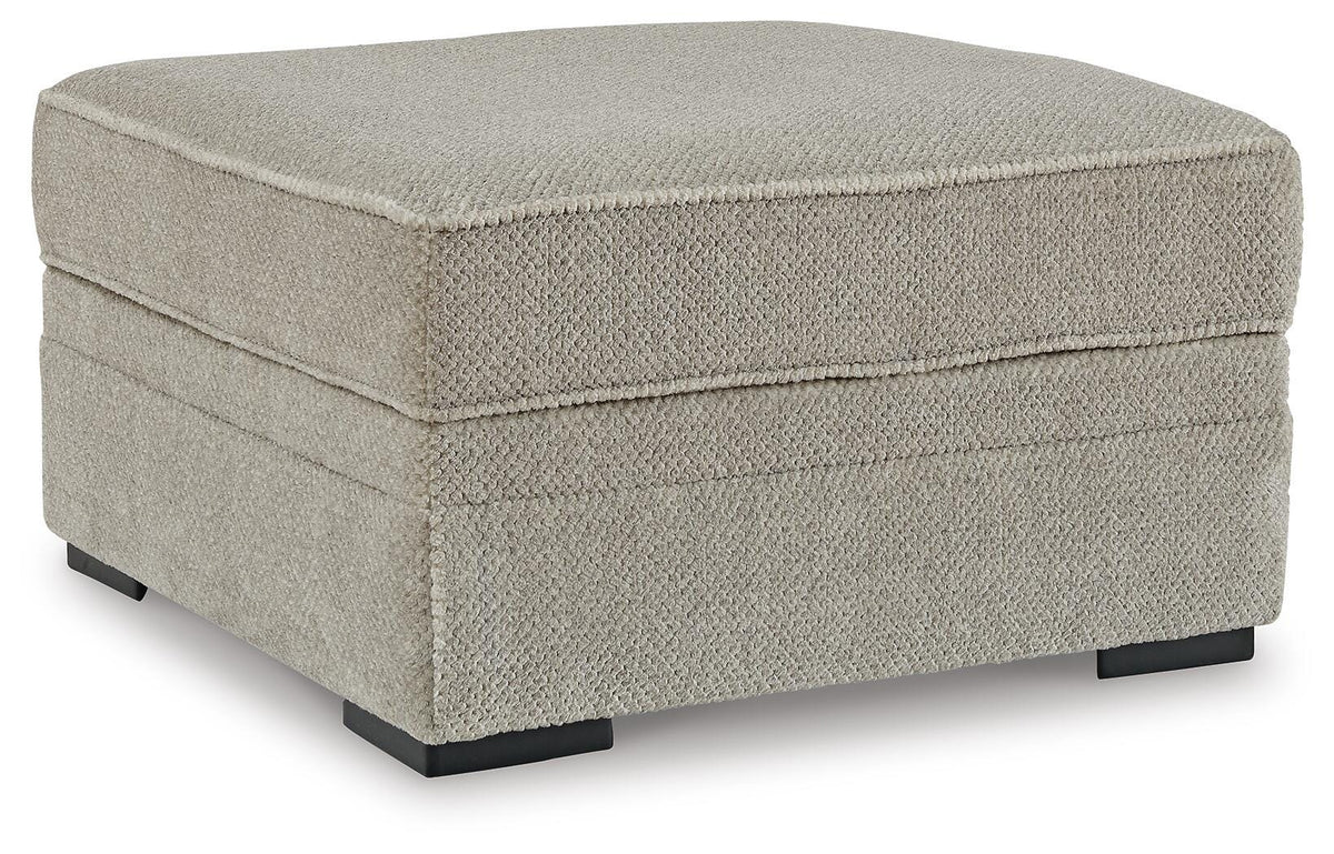 Calnita Ottoman With Storage - Beige (1)