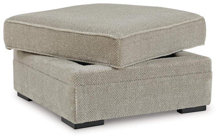 Calnita Ottoman With Storage - Beige (3)
