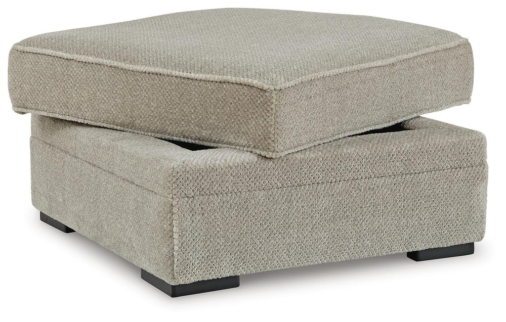 Calnita Ottoman With Storage - Beige (3)