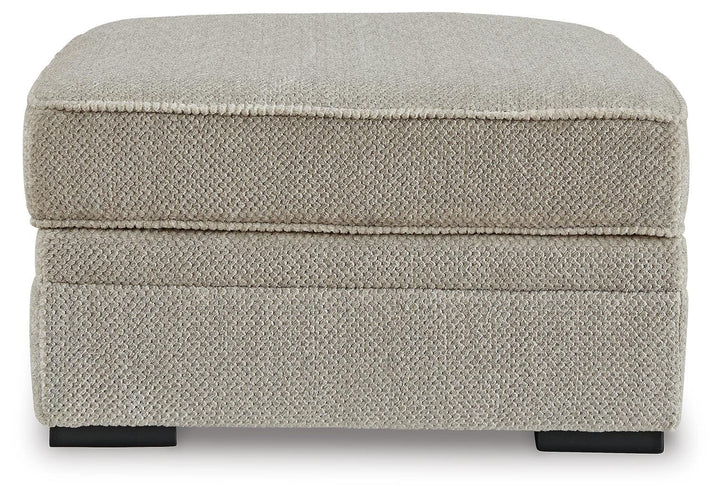 Calnita Ottoman With Storage - Beige (5)