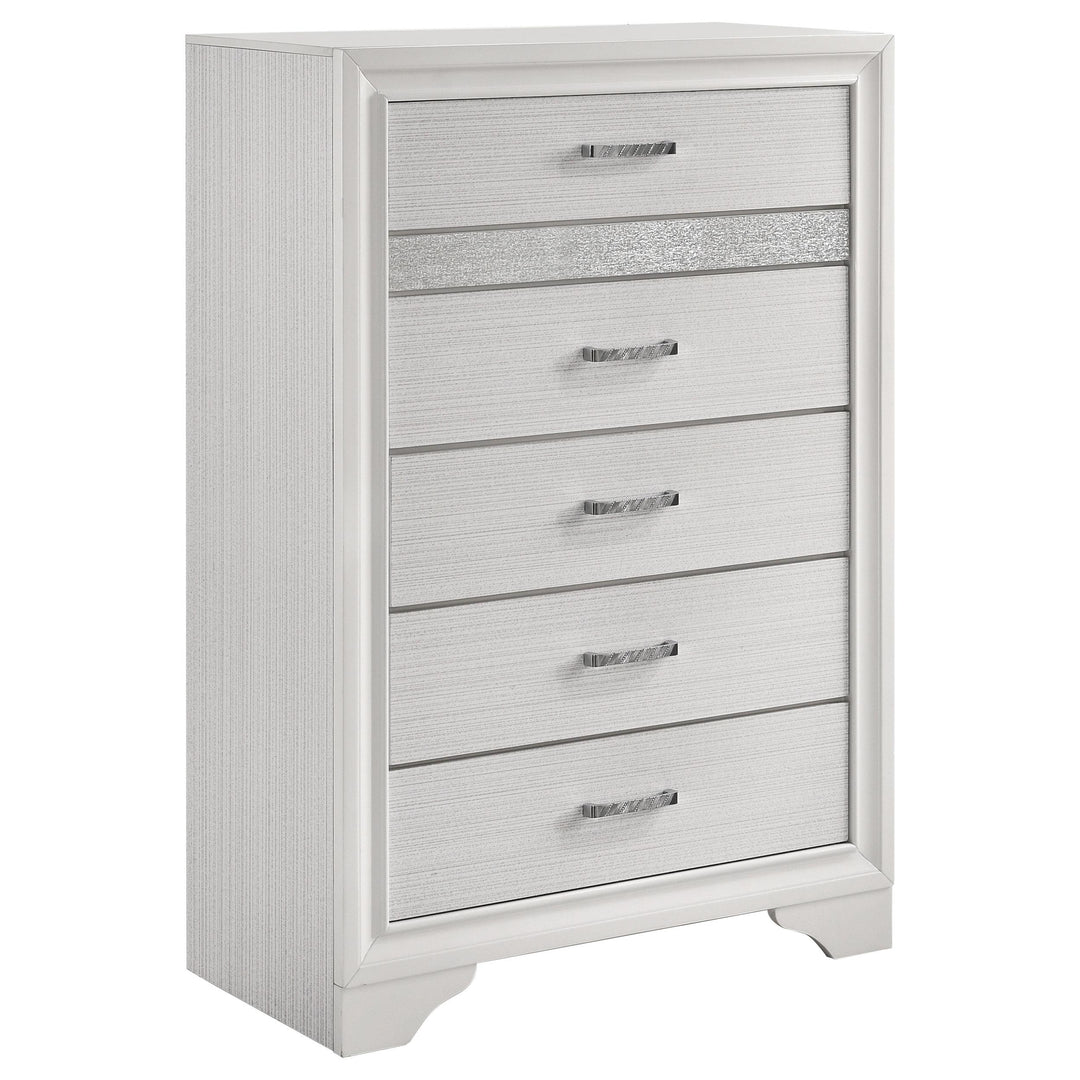 Coaster Furniture 205115 Miranda 5-drawer Bedroom Chest White