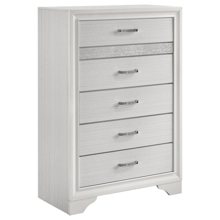 Coaster Furniture 205115 Miranda 5-drawer Bedroom Chest White