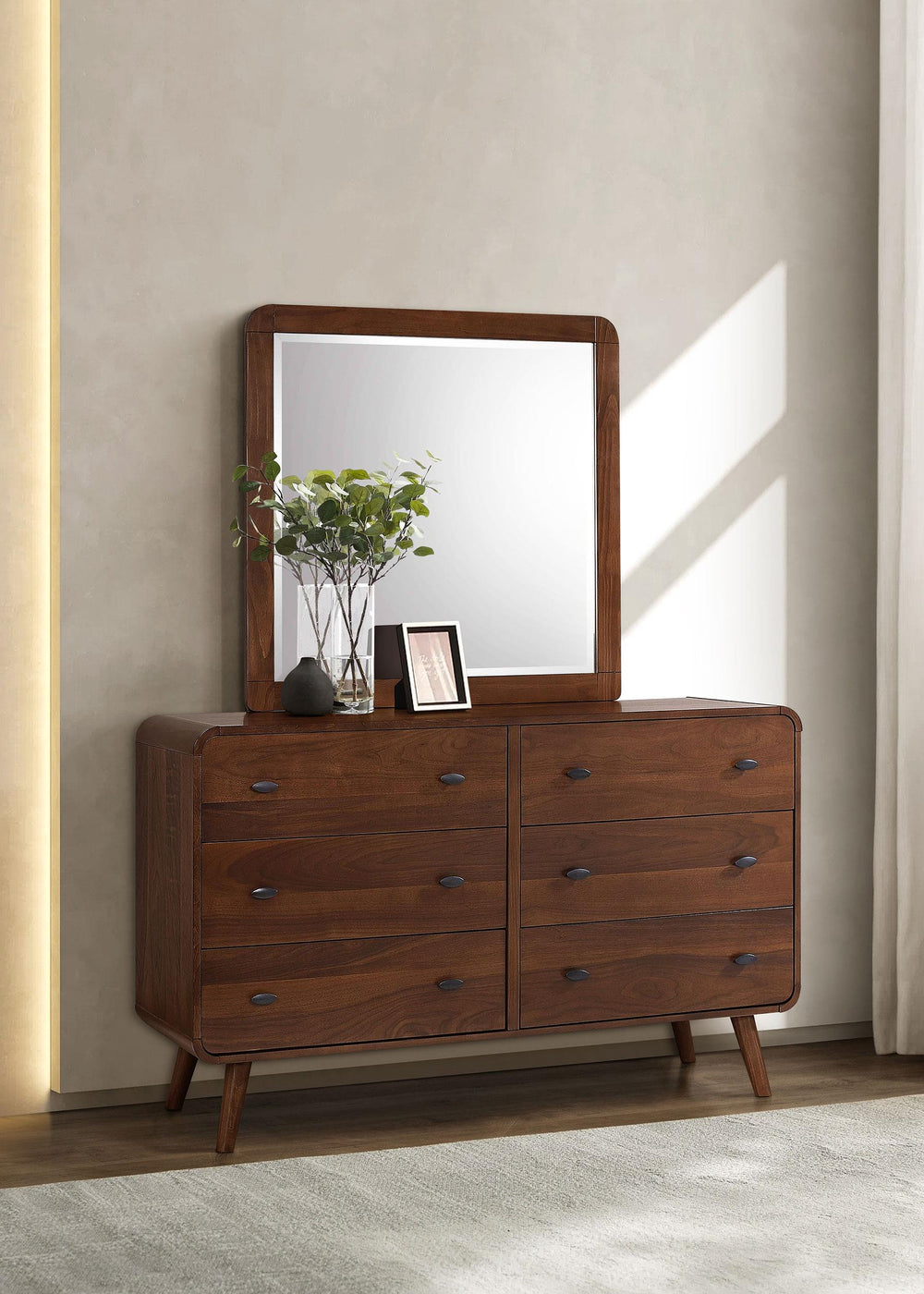 coaster-furniture-205133m-robyn-6-drawer-dresser-with-mirror-dark-walnut
