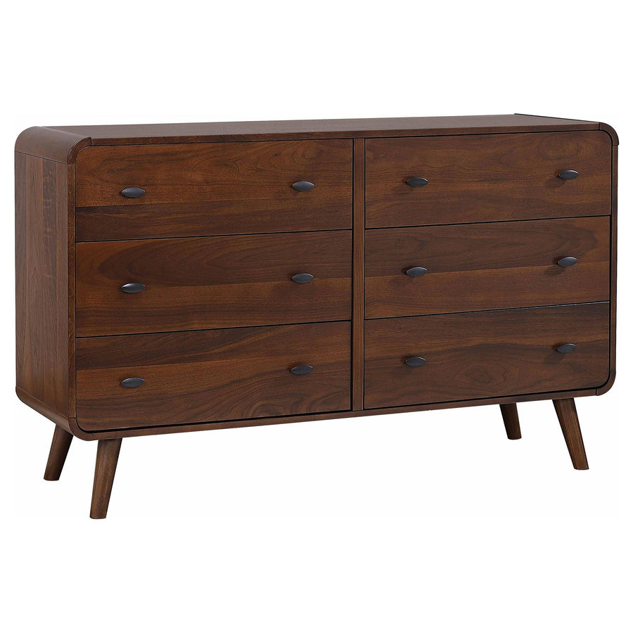 Coaster Furniture 205133 Robyn 6-drawer Bedroom Dresser Dark Walnut