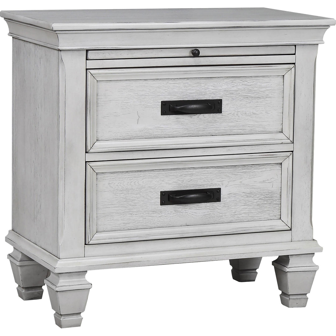 Coaster Furniture 205332 Franco 2-drawer Nightstand Distressed White