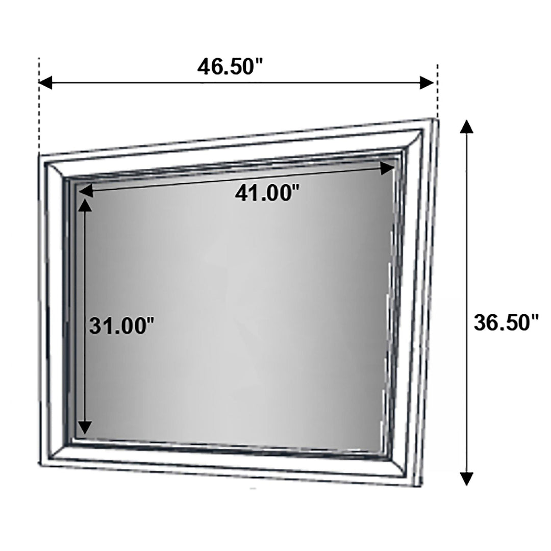 Coaster Furniture 224731KE-S5 Lucia 5-piece Eastern King Bedroom Set Beige and White