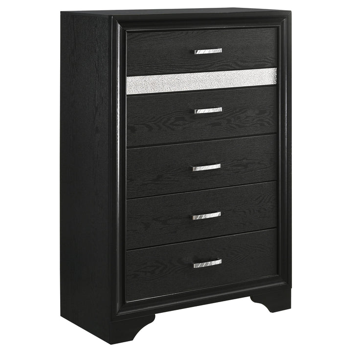 Coaster Furniture 206365 Miranda 5-drawer Bedroom Chest Black