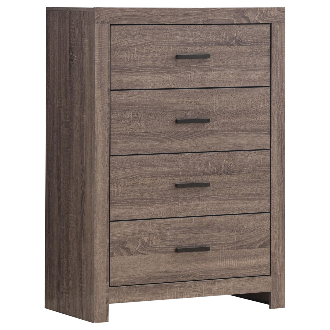 Coaster Furniture 207045 Brantford 4-drawer Bedroom Chest Barrel Oak