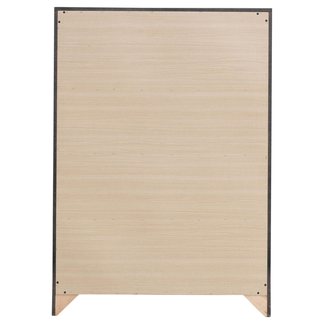 Coaster Furniture 224731KE-S5 Lucia 5-piece Eastern King Bedroom Set Beige and White