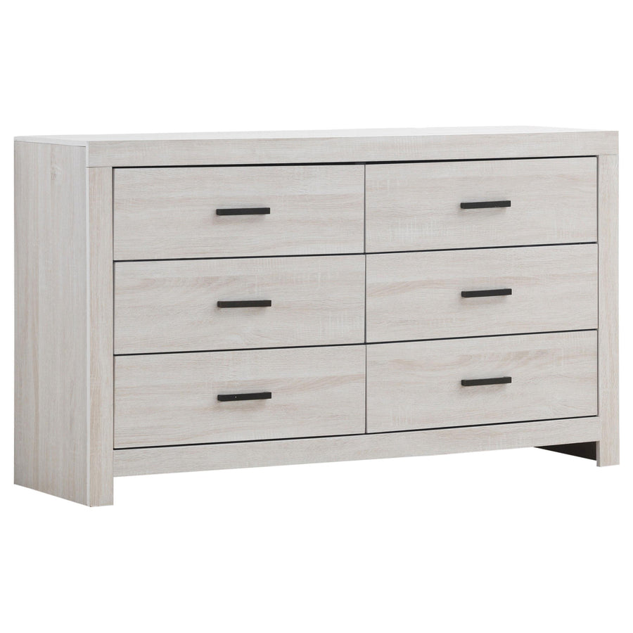 Coaster Furniture 207053 Brantford 6-drawer Dresser Coastal White