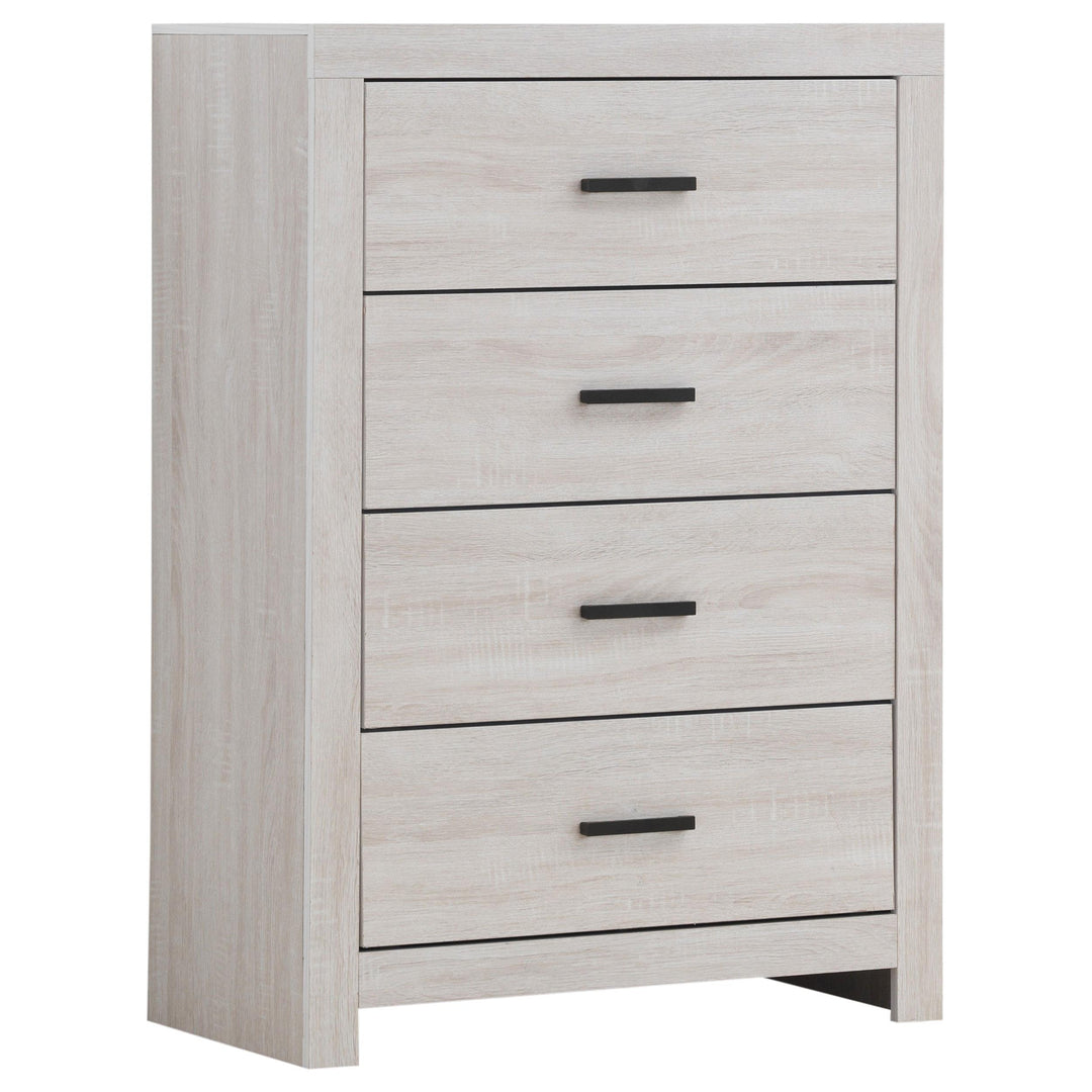 Coaster Furniture 207055 Brantford 4-drawer Bedroom Chest Coastal White