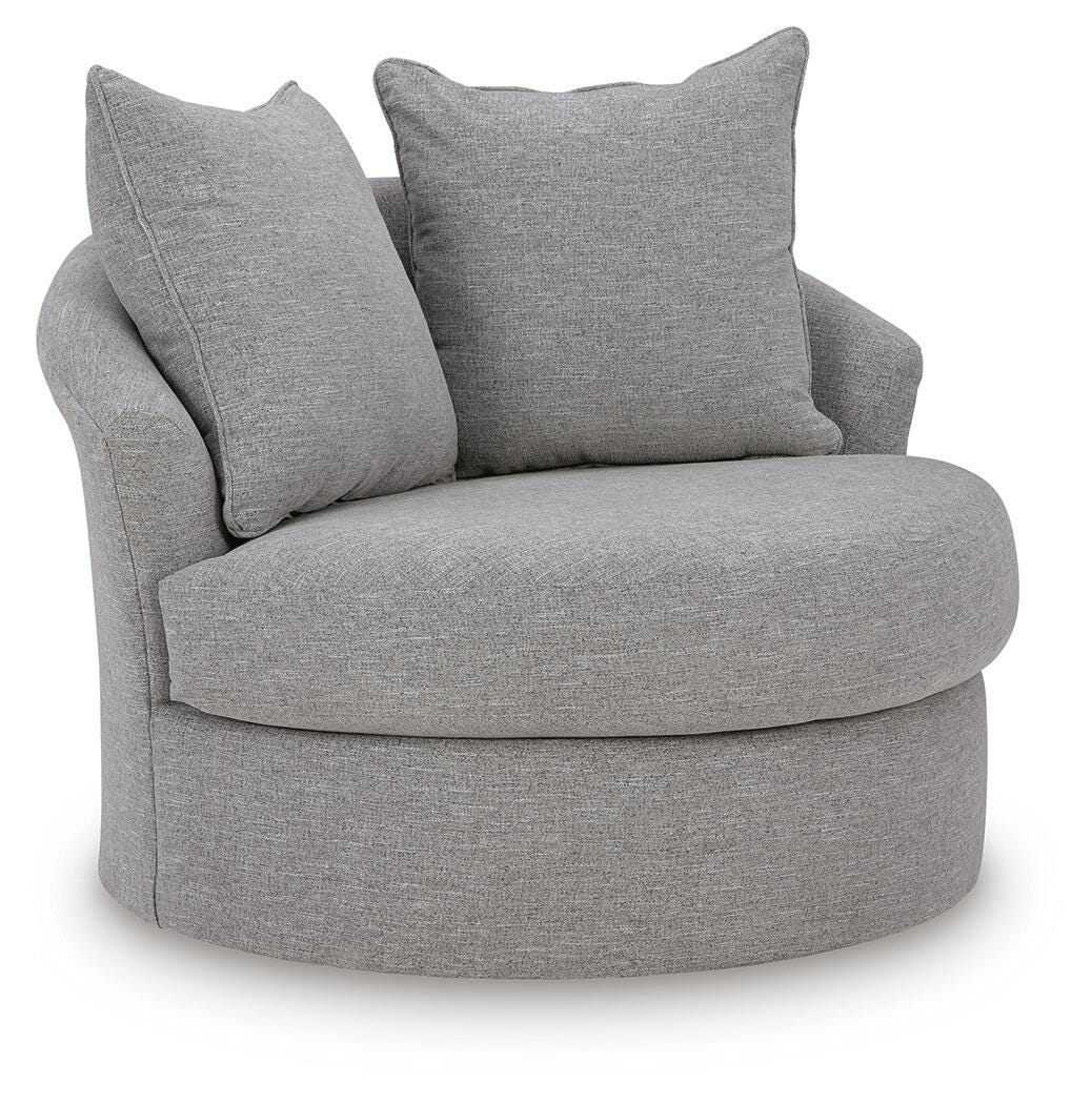 UrbanCrest Swivel Accent Chair - Pewter (1)