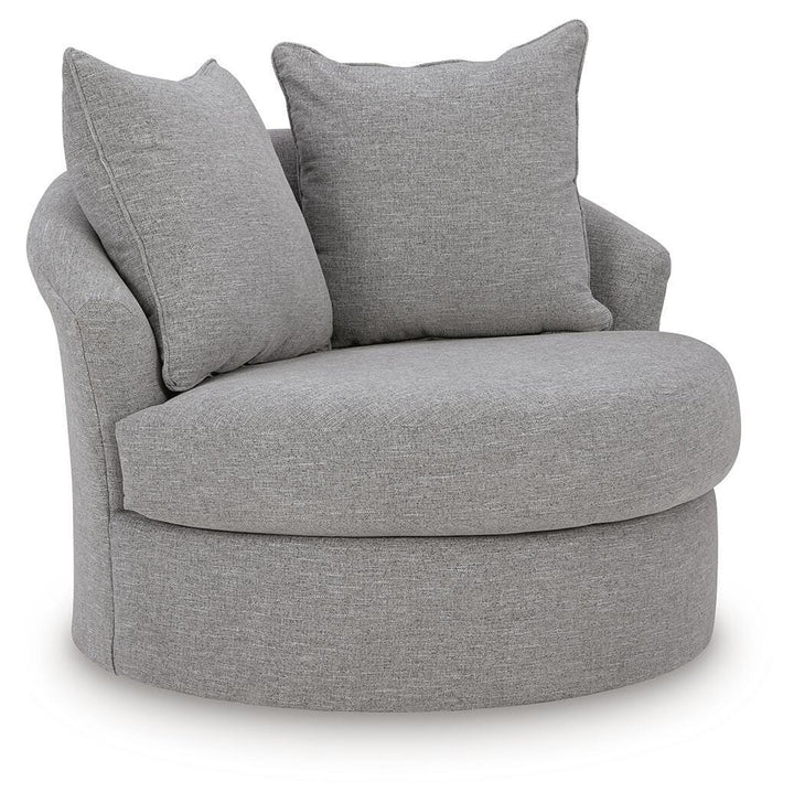 UrbanCrest Swivel Accent Chair - Pewter (1)