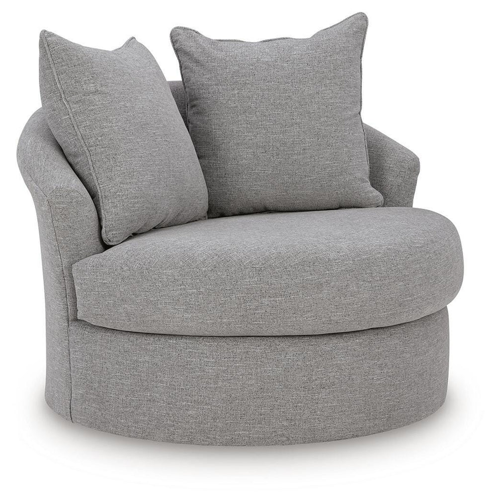 UrbanCrest Swivel Accent Chair - Pewter (1)
