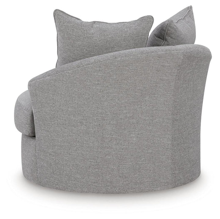 UrbanCrest Swivel Accent Chair - Pewter (4)