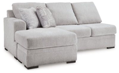 Gabyleigh Left-Arm Facing Sofa Chaise - Gray - Gray