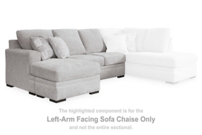 Gabyleigh Left-Arm Facing Sofa Chaise - Gray