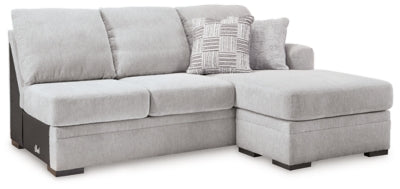 Gabyleigh Right-Arm Facing Sofa Chaise - Gray - Gray