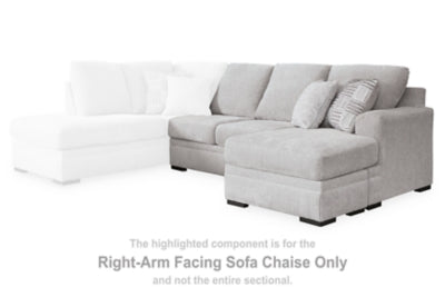 Gabyleigh Right-Arm Facing Sofa Chaise - Gray