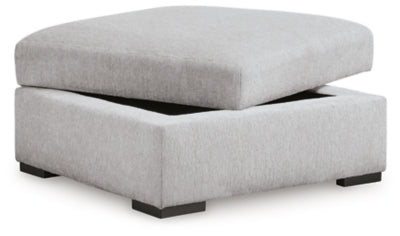 Gabyleigh Ottoman With Storage - Gray