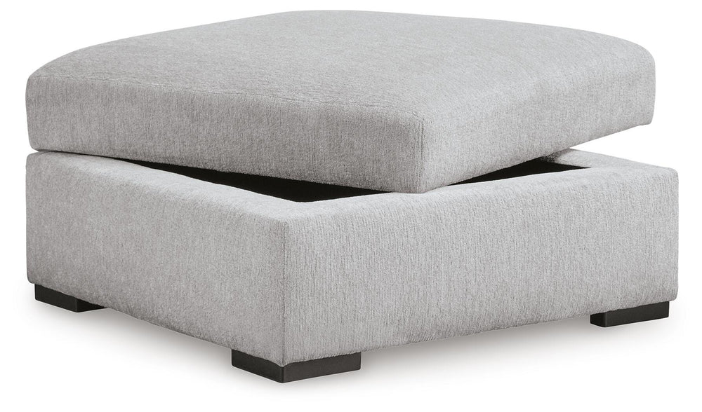 Gabyleigh Ottoman With Storage - Gray (3)