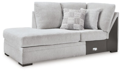 Gabyleigh Left-Arm Facing Corner Chaise - Gray - Gray
