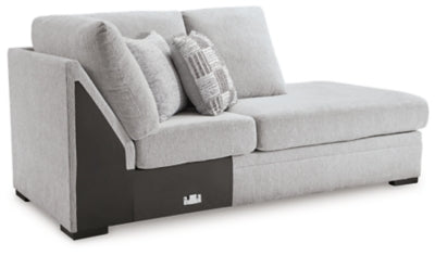 Gabyleigh Right-Arm Facing Corner Chaise - Gray