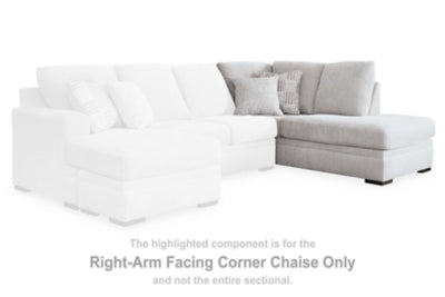 Gabyleigh Right-Arm Facing Corner Chaise - Gray