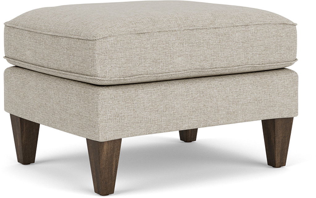 Digby  Fabric Ottoman  Light Gray