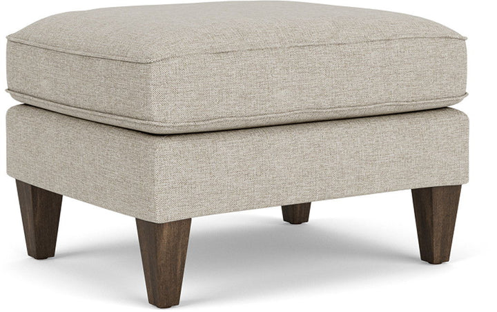 Digby  Fabric Ottoman  Light Gray