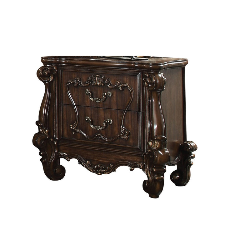 Versailles Nightstand in Cherry Oak
