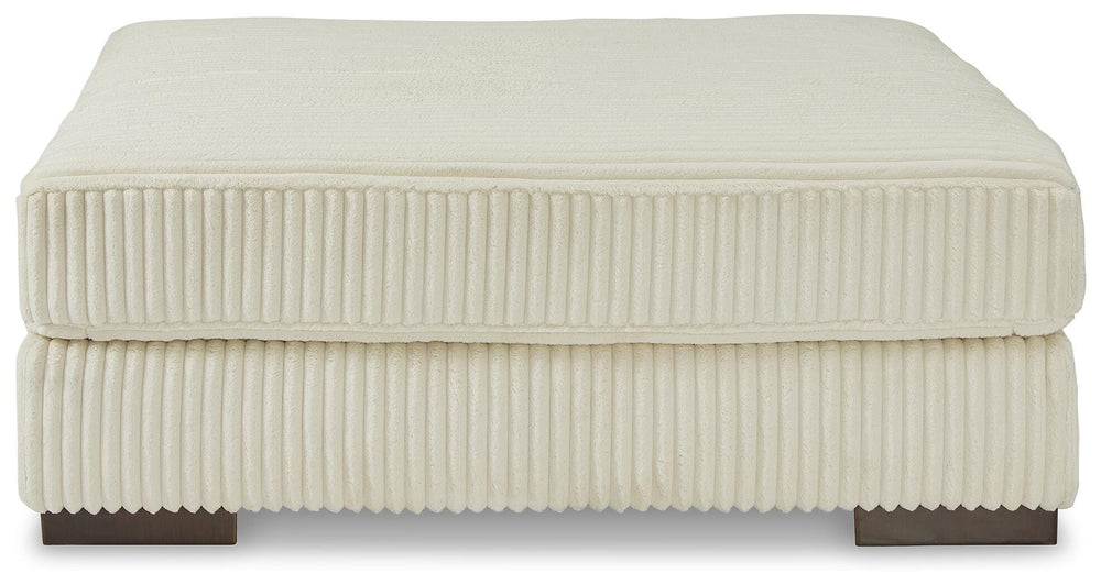 Lindyn Oversized Accent Ottoman - Beige (3)