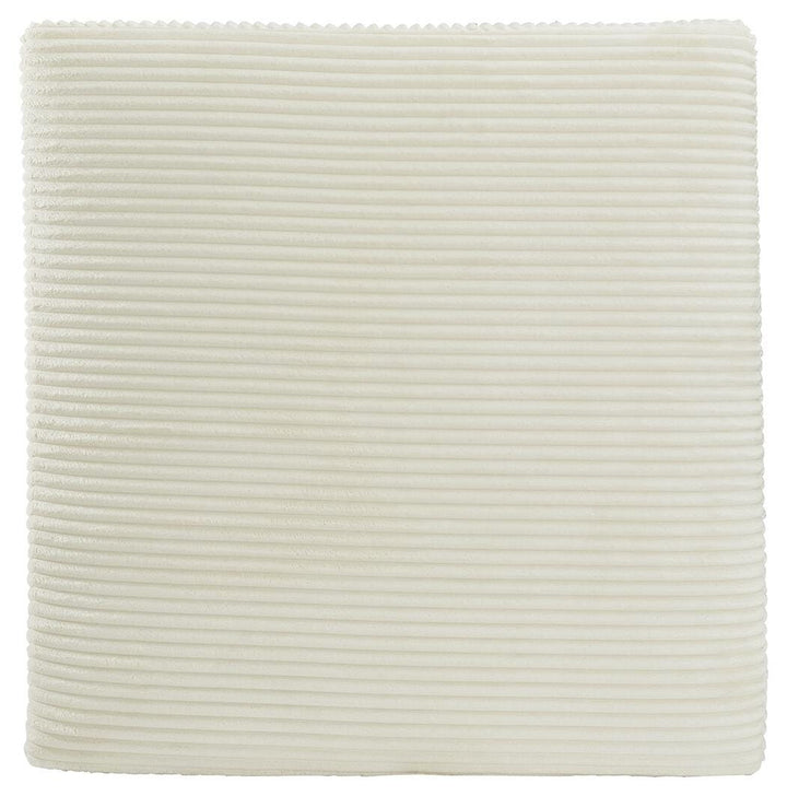 Lindyn Oversized Accent Ottoman - Beige (4)