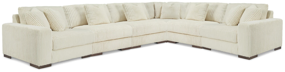 Lindyn 6-Piece Sectional - Ivory (1)