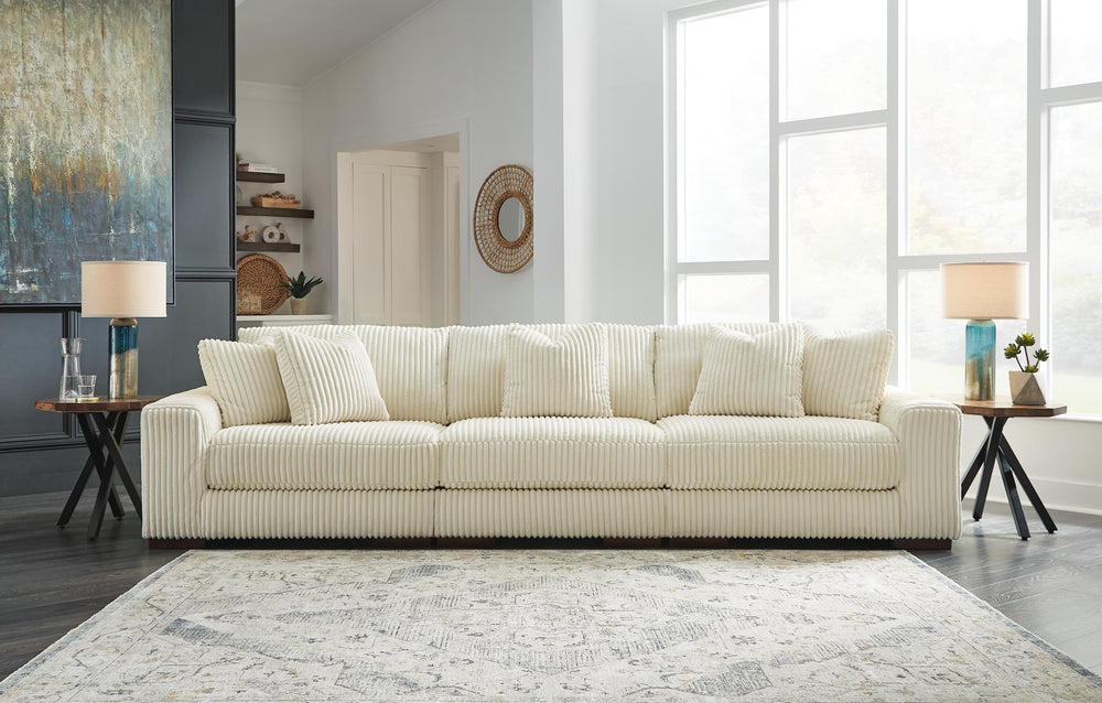 Lindyn 3-Piece Sectional Sofa - Ivory (2)