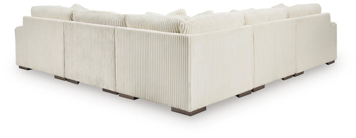 Lindyn 5-Piece Sectional with Chaise - Ivory (3)