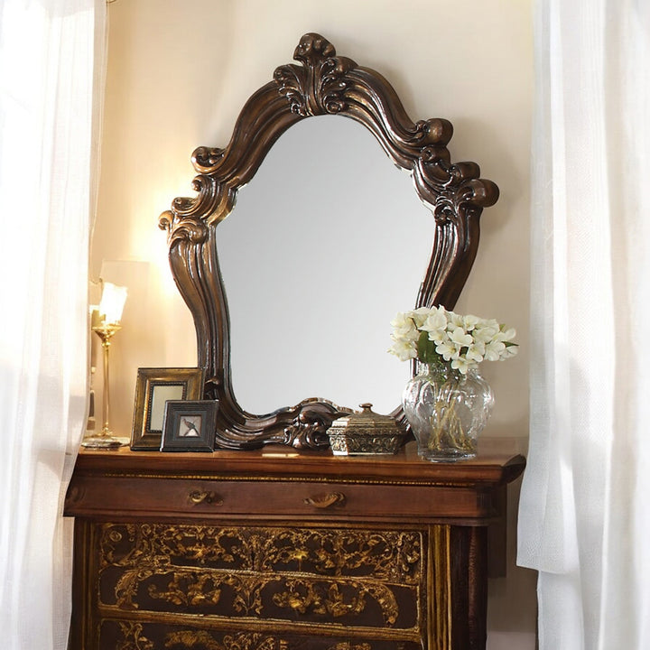 Versailles Mirror in Cherry Oak