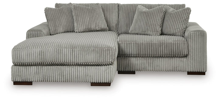 Lindyn 2-Piece Sectional with Chaise - Fog (1)