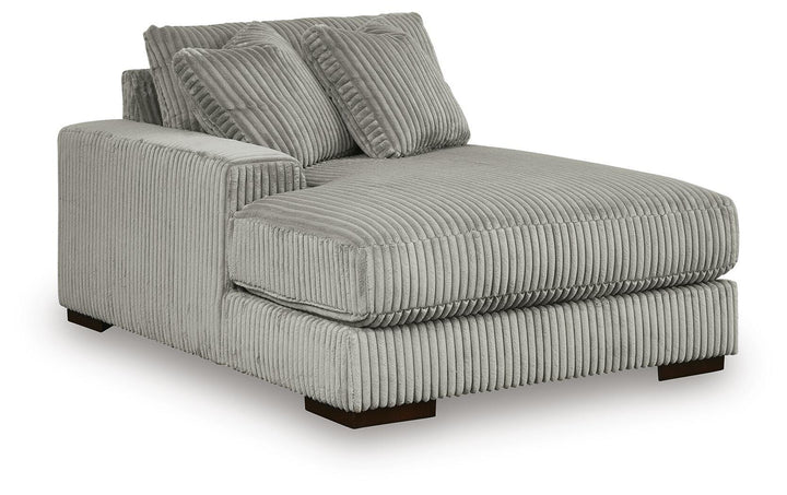Lindyn 3-Piece Sectional with Double Chaise - Fog (3)