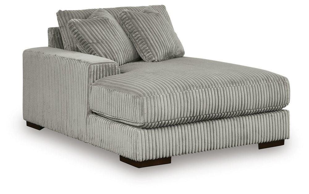 Lindyn 3-Piece Sectional with Double Chaise - Fog (3)