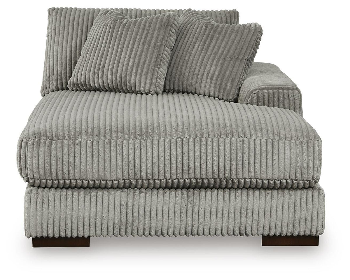 Lindyn 4-Piece Sectional with Chaise and Oversized Accent Ottoman (2)