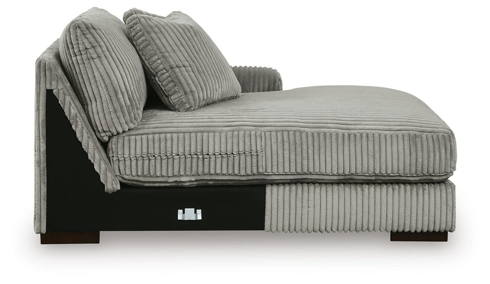 Lindyn 3-Piece Sectional with Double Chaise - Fog (10)
