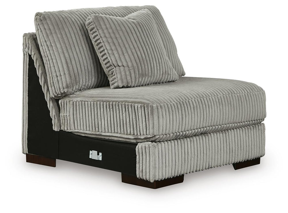 Lindyn 4-Piece Sectional and Ottoman - Fog (6)