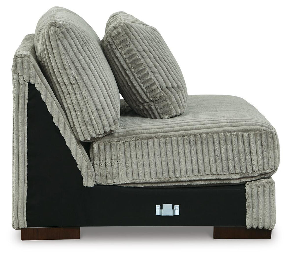 Lindyn 3-Piece Sectional and Chair - Fog (10)