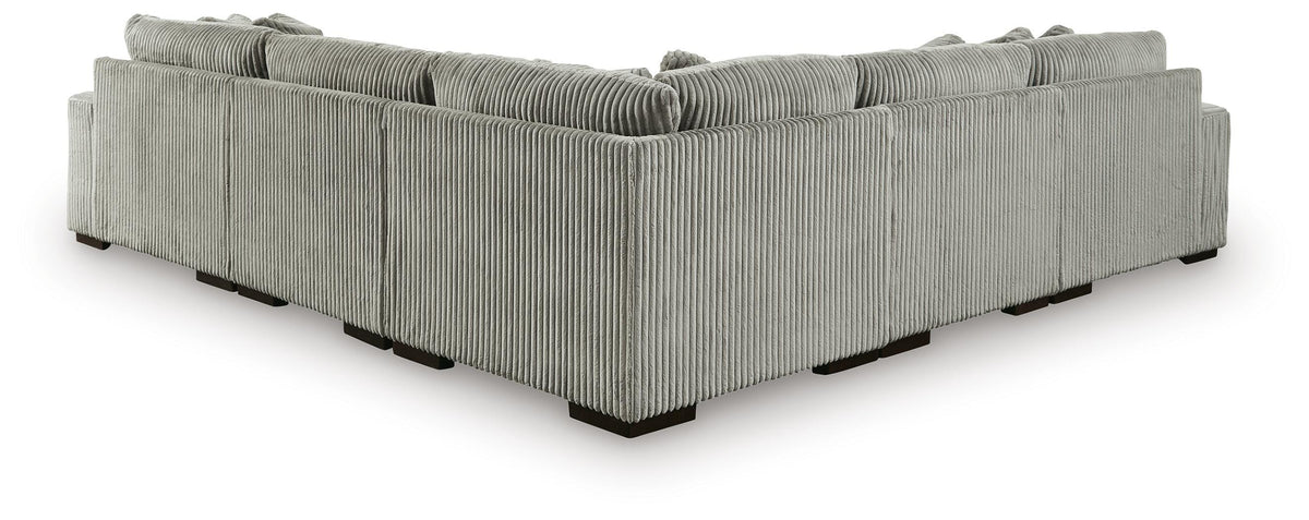 Lindyn 5-Piece Sectional with Chaise - Fog (2)