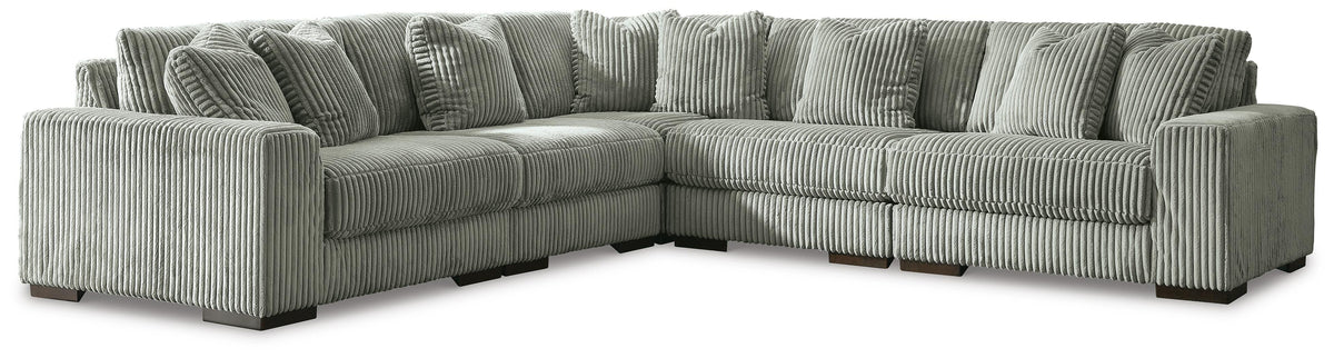 Lindyn 5-Piece Sectional - Fog (1)