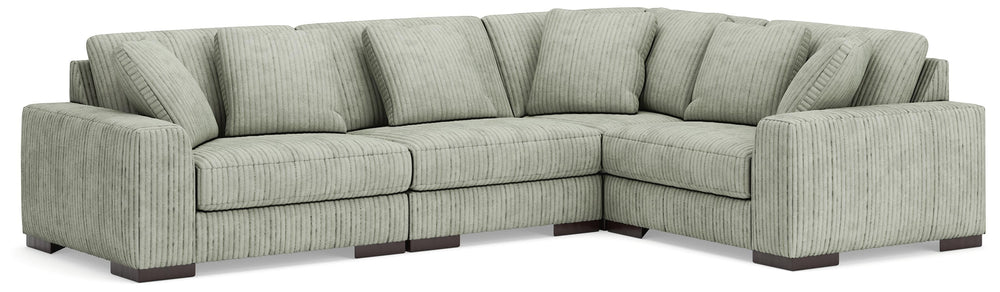 Lindyn 4-Piece Sectional - Fog