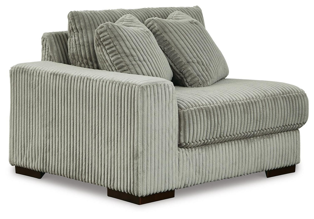 Lindyn 4-Piece Sectional and Ottoman - Fog (10)