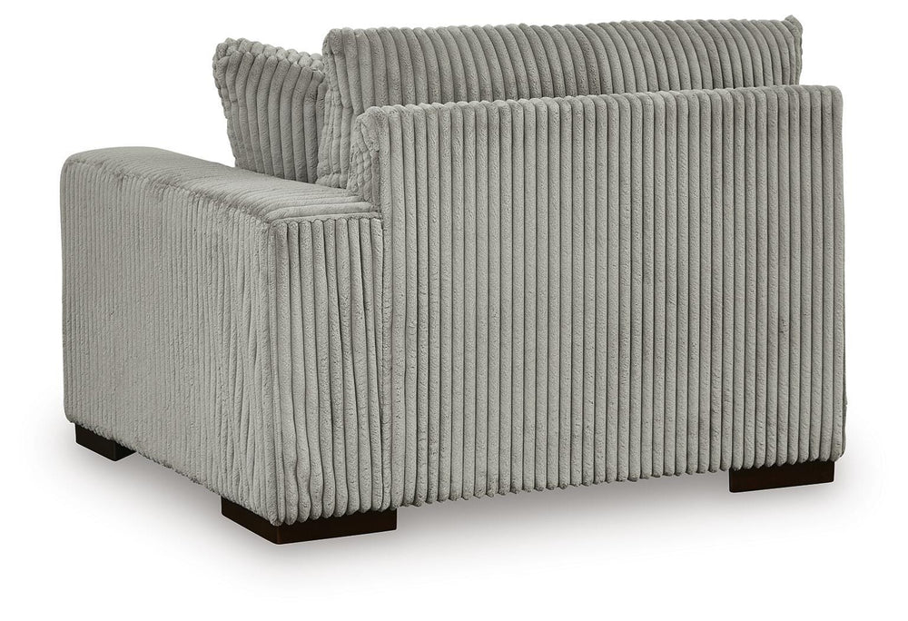 Lindyn 4-Piece Sectional and Ottoman - Fog (17)